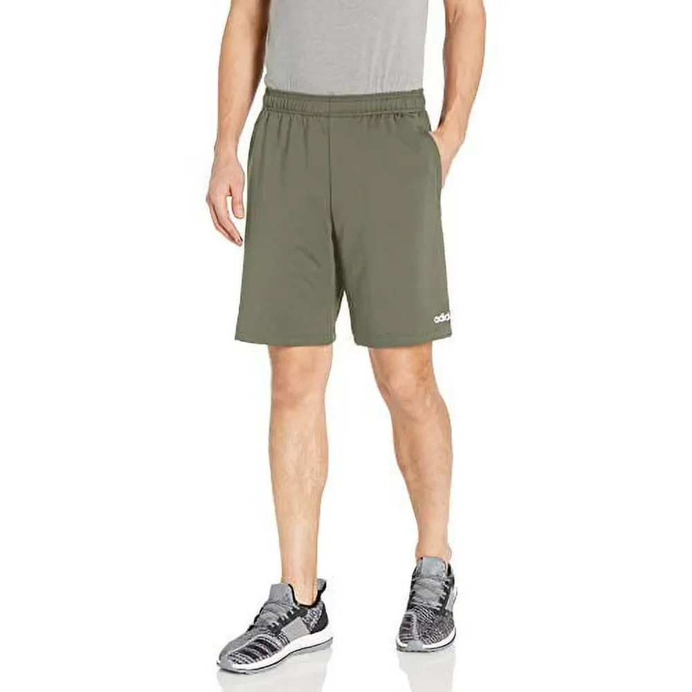 NEW Adidas Men's Designed 2 Move Elevated 3-Stripes Short Small S POCKETS olive